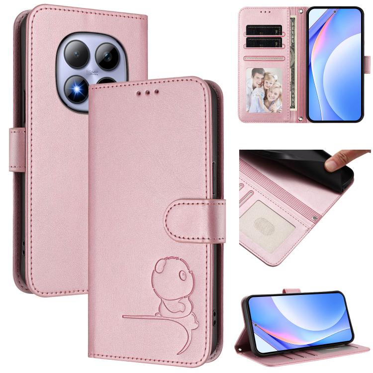 Litter Panda Embossing RFID Leather Phone Case with Lanyard, For Redmi A7 / A5 4G 171mm / Poco C71, For Redmi K90 Max 5G, For Redmi A7 Pro 171mm / Poco C85x 5G, For Redmi Turbo 5 Max / Poco X8 Pro Max, For Redmi Turbo 5 / Poco X8 Pro 5G                ...