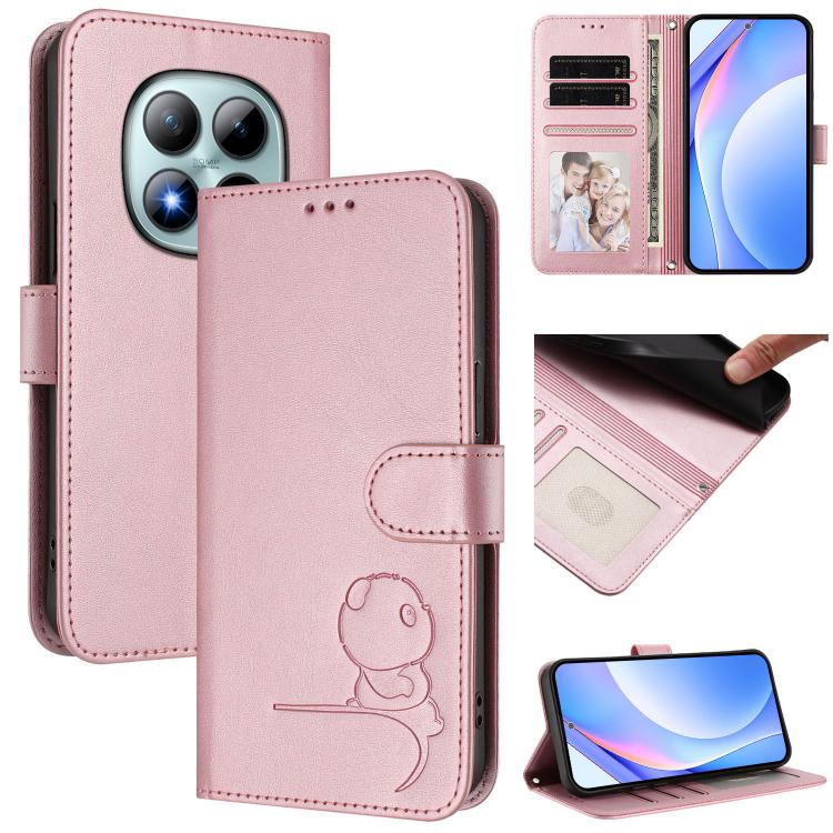 Litter Panda Embossing RFID Leather Phone Case with Lanyard, For Redmi A7 / A5 4G 171mm / Poco C71, For Redmi K90 Max 5G, For Redmi A7 Pro 171mm / Poco C85x 5G, For Redmi Turbo 5 Max / Poco X8 Pro Max, For Redmi Turbo 5 / Poco X8 Pro 5G                ...