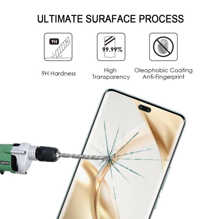 Full Glue 9H HD 3D Curved Edge Tempered Glass Film, For Honor 200 Pro