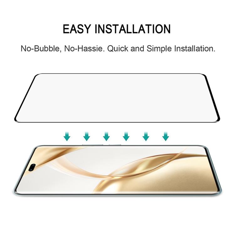 Full Glue 9H HD 3D Curved Edge Tempered Glass Film, For Honor 200 Pro