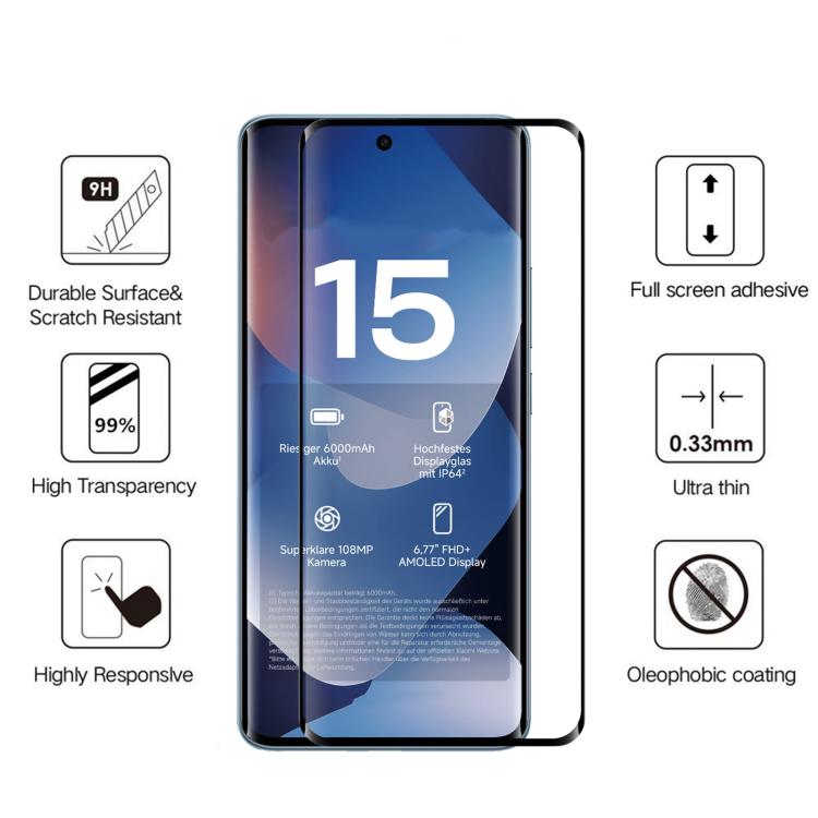 Full Glue 9H HD 3D Curved Edge Tempered Glass Film, For Redmi Note 15 4G Global 164mm, For Redmi Note 15 Pro 4G Global 163.2mm, For Xiaomi Poco X7, For Xiaomi Redmi Note 14 Pro 5G / 4G, For Xiaomi Redmi Note 14 4G 163.25mm, For Xiaomi Redmi Note 14 5G ...