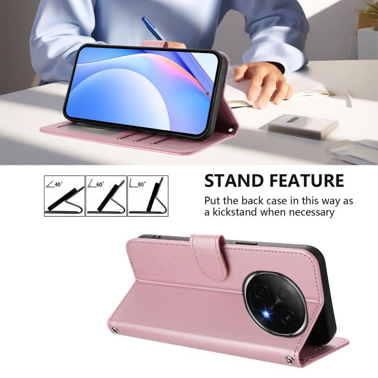 Litter Panda Embossing RFID Leather Phone Case with Lanyard, For OPPO F29 Pro 5G Global, For OPPO F29 5G Global, For OPPO Reno13 Pro 5G Global, For OPPO Reno13 5G Global, For OPPO Find X8, For OPPO A3x 4G / 5G, For OPPO A80 5G EU / A3 Pro 5G Global    ...
