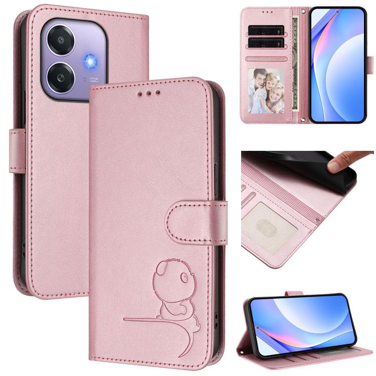 Litter Panda Embossing RFID Leather Phone Case with Lanyard, For OPPO F29 Pro 5G Global, For OPPO F29 5G Global, For OPPO Reno13 Pro 5G Global, For OPPO Reno13 5G Global, For OPPO Find X8, For OPPO A3x 4G / 5G, For OPPO A80 5G EU / A3 Pro 5G Global    ...