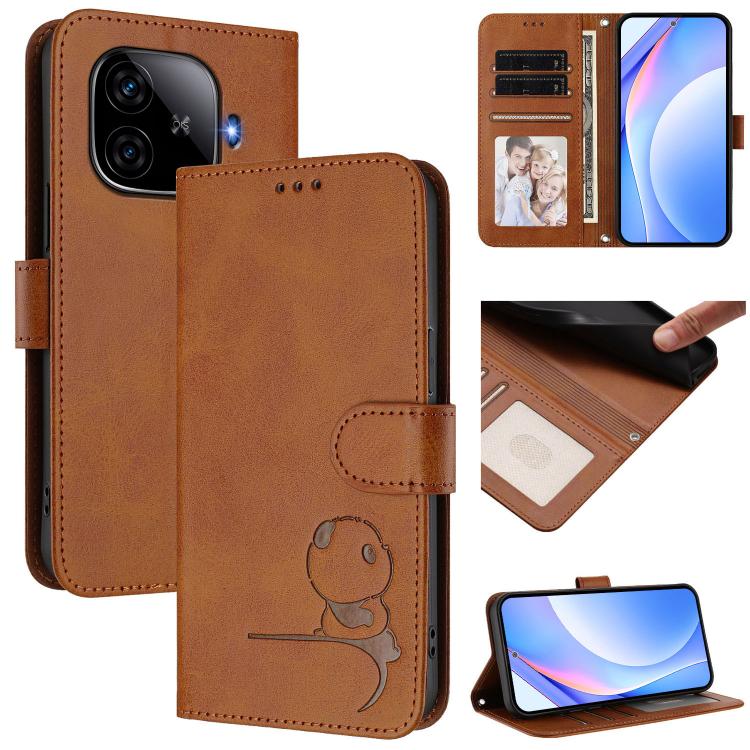Litter Panda Embossing RFID Leather Phone Case with Lanyard, For vivo iQOO Z9x, For vivo iQOO Z9 / Z9 Turbo, For vivo V30 / V30 Pro, For vivo V29e / Y200 5G / V30 Lite 5G, For vivo Y36 5G / 4G / India, For vivo V29 / V29 Pro, For vivo Y17s             ...