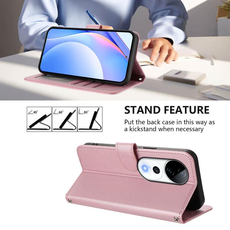 Litter Panda Embossing RFID Leather Phone Case with Lanyard, For vivo V40 / V40 Pro / T3 Ultra, For vivo iQOO Z9s Pro / T3 Pro India, For vivo Y03 / Y18 India / Y28s, For vivo V40 Lite 5G / V30e 5G, For vivo S19, For vivo Y28 4G, For vivo X100s        ...