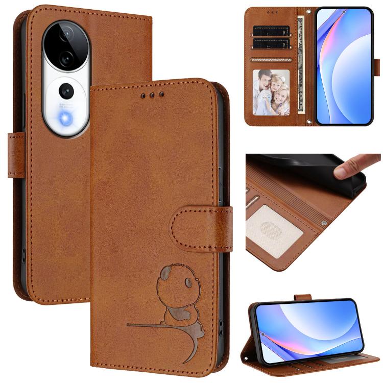 Litter Panda Embossing RFID Leather Phone Case with Lanyard, For vivo V40 / V40 Pro / T3 Ultra, For vivo iQOO Z9s Pro / T3 Pro India, For vivo Y03 / Y18 India / Y28s, For vivo V40 Lite 5G / V30e 5G, For vivo S19, For vivo Y28 4G, For vivo X100s        ...