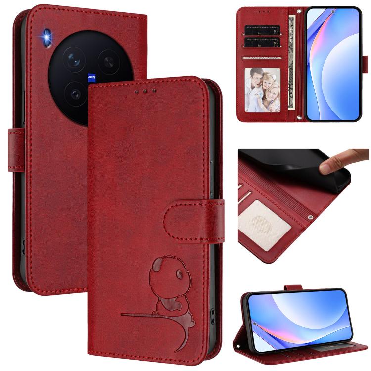 Litter Panda Embossing RFID Leather Phone Case with Lanyard, For vivo X300 FE 5G Russia / Zeiss, For vivo Y21 5G 2026 / Y05 4G, For vivo Y21 5G 2026 / Y05 4G / Y11d, For vivo V70 FE 5G, For vivo X300 Pro, For vivo X300, For vivo Y31 5G Global          ...