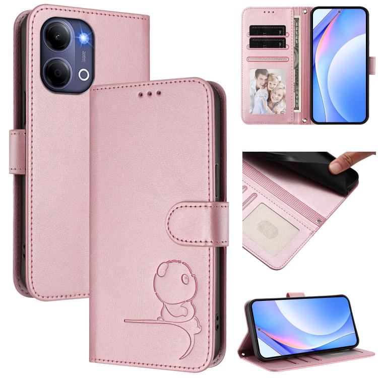 Litter Panda Embossing RFID Leather Phone Case with Lanyard, For vivo X300 FE 5G Russia / Zeiss, For vivo Y21 5G 2026 / Y05 4G, For vivo Y21 5G 2026 / Y05 4G / Y11d, For vivo V70 FE 5G, For vivo X300 Pro, For vivo X300, For vivo Y31 5G Global          ...