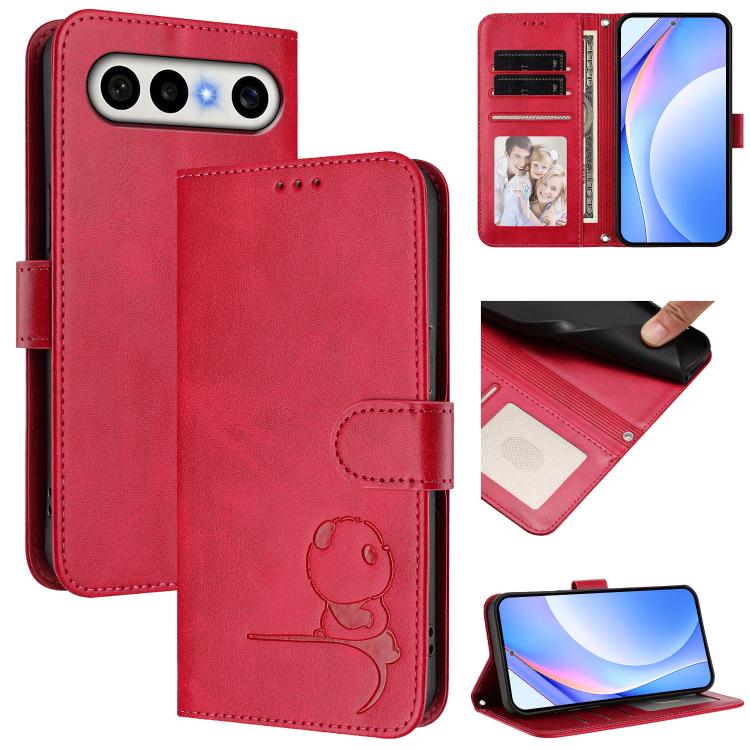 Litter Panda Embossing RFID Leather Phone Case with Lanyard, For vivo X300 FE 5G Russia / Zeiss, For vivo Y21 5G 2026 / Y05 4G, For vivo Y21 5G 2026 / Y05 4G / Y11d, For vivo V70 FE 5G, For vivo X300 Pro, For vivo X300, For vivo Y31 5G Global          ...