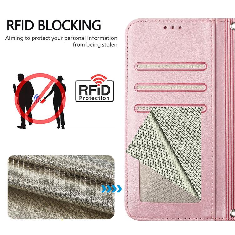 Litter Panda Embossing RFID Leather Phone Case with Lanyard, For Realme 14 Pro, For Realme GT7 Pro / GT7 Pro Racing, For Realme C63 5G, For Realme 12 5G / 12x Global / 12x India, For Realme 13+, For Realme 13 4G / 12 4G / 12+ / P1                      ...