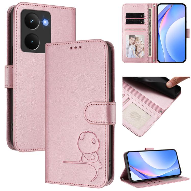 Litter Panda Embossing RFID Leather Phone Case with Lanyard, For Realme Narzo 80 Pro / 14 Pro, For Realme C75 4G / 14x India / Narzo 80x, For Realme Narzo 80x, For Realme 14 / P3 / 14T 5G, For Realme P3 Ultra, For Realme P3, For Realme P3 Pro          ...