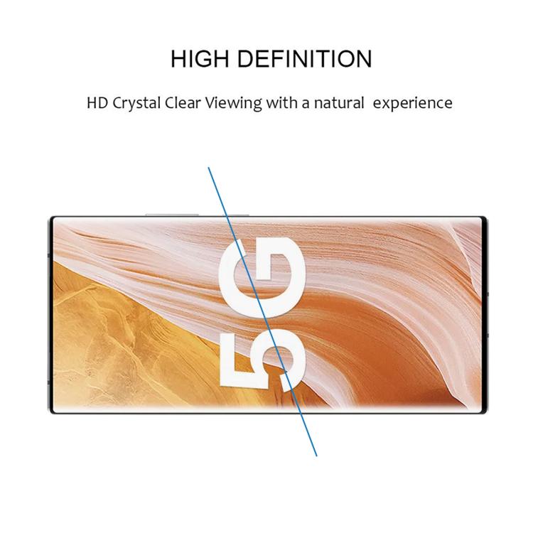 Full Glue 9H HD 3D Curved Edge Tempered Glass Film, For ZTE Axon 40 Ultra