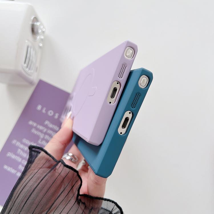 Solid Color Liquid Silicone MagSafe Magnetic Phone Case, For Samsung Galaxy A05, For Samsung Galaxy A05s