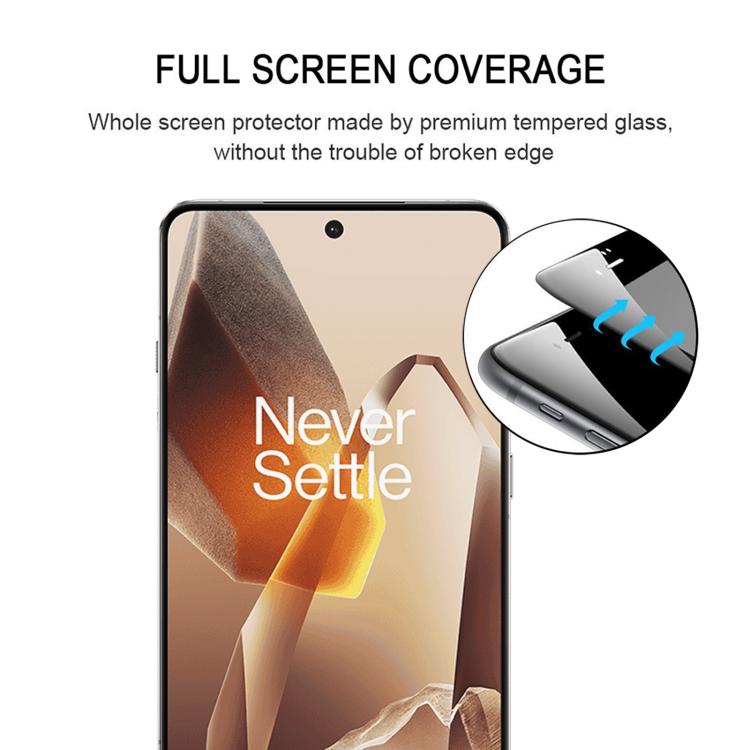Full Glue 9H HD 3D Curved Edge Tempered Glass Film, For OnePlus 13, For OnePlus Ace 3, For OnePlus 12R, For OnePlus 12, For OnePlus Ace 2