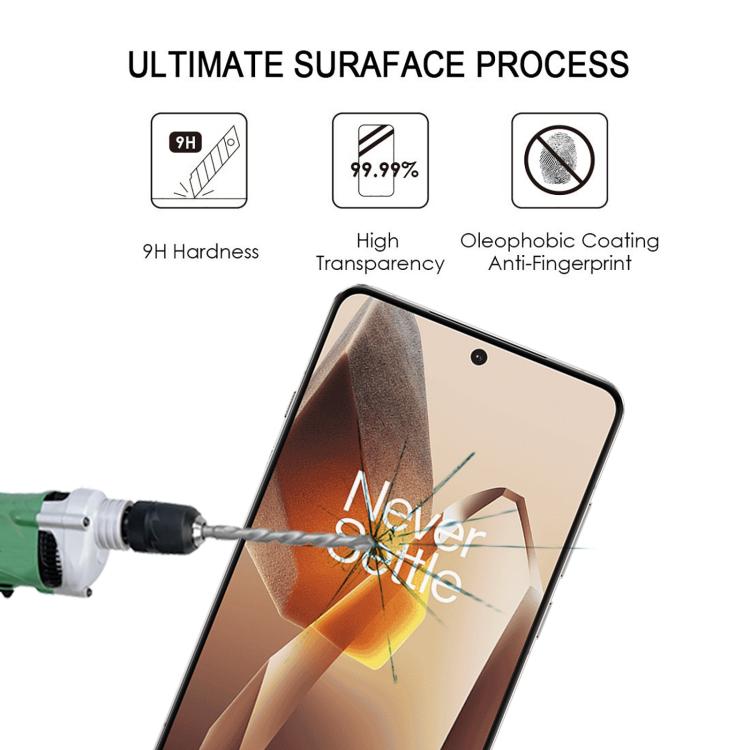 Full Glue 9H HD 3D Curved Edge Tempered Glass Film, For OnePlus 13, For OnePlus Ace 3, For OnePlus 12R, For OnePlus 12, For OnePlus Ace 2