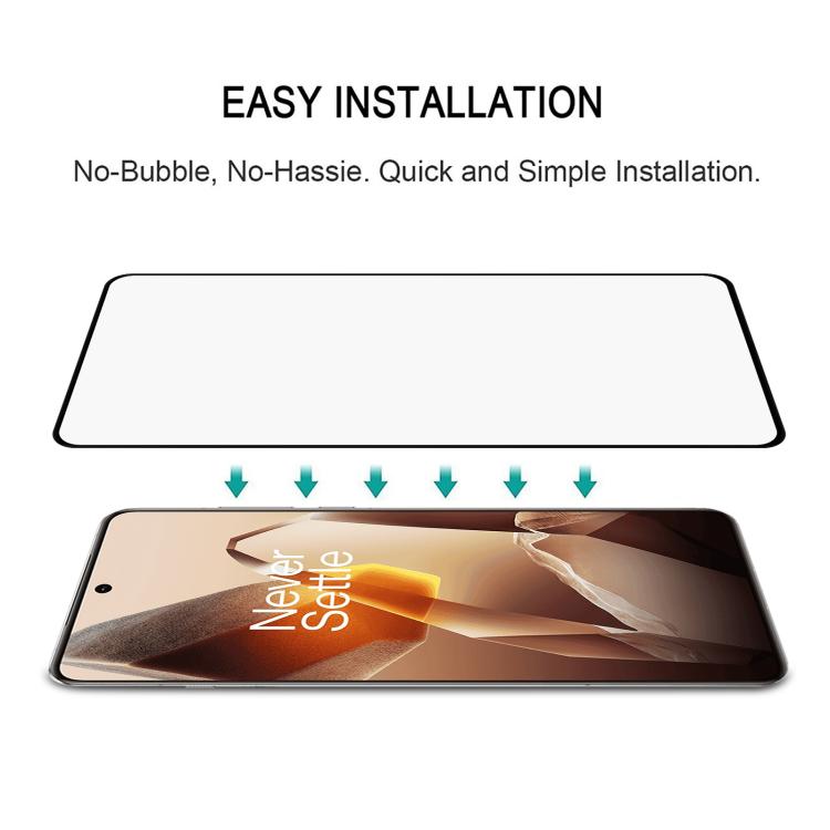 Full Glue 9H HD 3D Curved Edge Tempered Glass Film, For OnePlus 13, For OnePlus Ace 3, For OnePlus 12R, For OnePlus 12, For OnePlus Ace 2