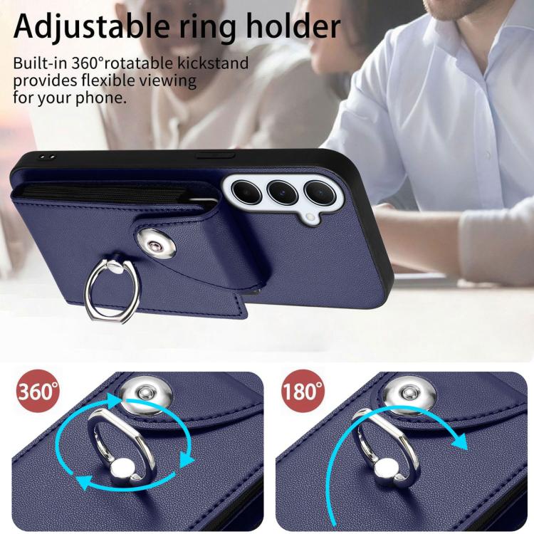 Organ Card Bag Ring Holder Phone Case with Long Lanyard, For Samsung Galaxy A26 5G, For Samsung Galaxy A06 4G