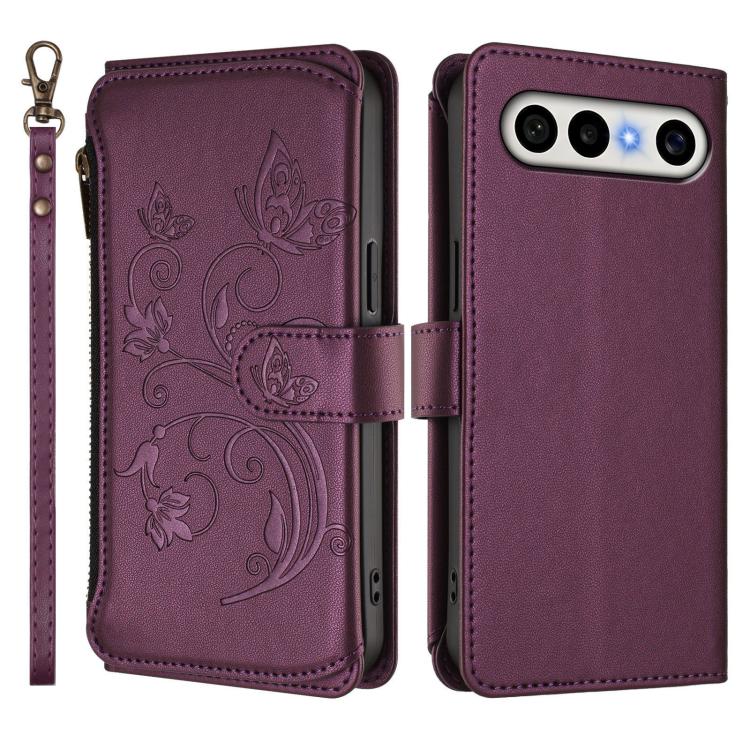 Butterfly Love Flower Multi-card Zipper Wallet Leather Phone Case, For vivo S50 Pro mini / X300 FE 5G Russia, For vivo Y21 5G 2026 / Y05 4G / Y11d, For vivo V70 FE 5G, For vivo X300 Pro, For vivo X300, For vivo Y31 5G Global