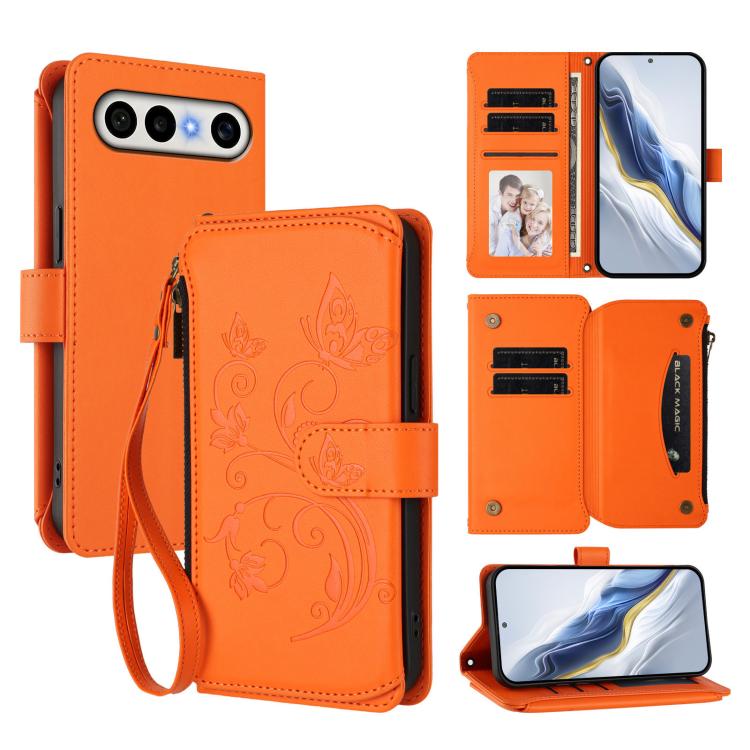 Butterfly Love Flower Multi-card Zipper Wallet Leather Phone Case, For vivo S50 Pro mini / X300 FE 5G Russia, For vivo Y21 5G 2026 / Y05 4G / Y11d, For vivo V70 FE 5G, For vivo X300 Pro, For vivo X300, For vivo Y31 5G Global