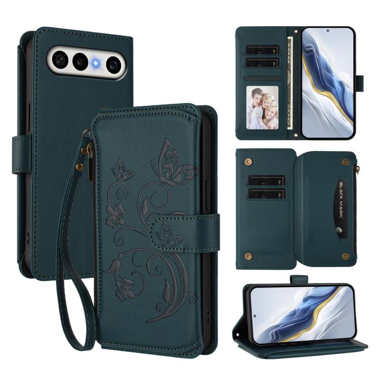 Butterfly Love Flower Multi-card Zipper Wallet Leather Phone Case, For vivo S50 Pro mini / X300 FE 5G Russia, For vivo Y21 5G 2026 / Y05 4G / Y11d, For vivo V70 FE 5G, For vivo X300 Pro, For vivo X300, For vivo Y31 5G Global