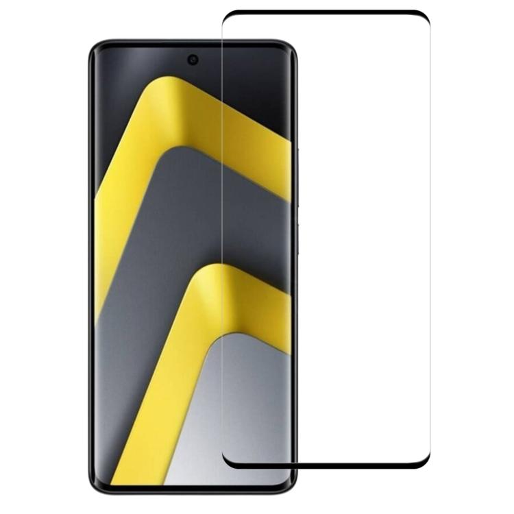 3D Curved Edge Full Screen Tempered Glass Film, For Xiaomi Poco M8 Pro 5G, For Xiaomi Poco M8 5G, For Xiaomi Poco F7