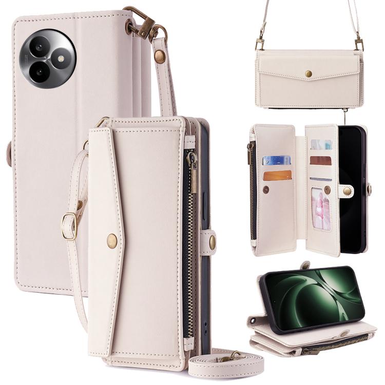 Zipper Wallet Side Buckle Crossbody Lanyard Leather Phone Case, For Redmi A7 Pro 171mm / Poco C85x 5G, For Redmi Turbo 5 Max 5G / Poco X8 Pro Max 5G, For Redmi Turbo 5 5G / Poco X8 Pro 5G, For Redmi K90 Pro Max 5G / Poco F8 Ultra                       ...