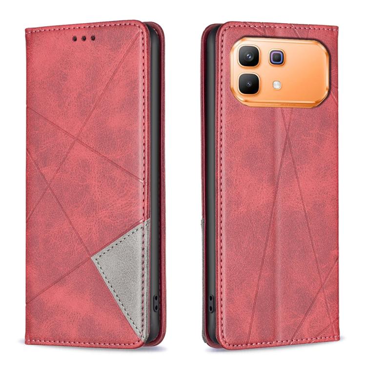 Rhombus Texture Magnetic Leather Phone Case, For Infinix GT 50 Pro 5G, For Infinix Hot 70 5G, For Infinix Smart 20 4G, For Infinix Note 60 5G / 60 Pro 5G, For Infinix Hot 60 Pro+ 4G, For Infinix Hot 60 Pro 4G