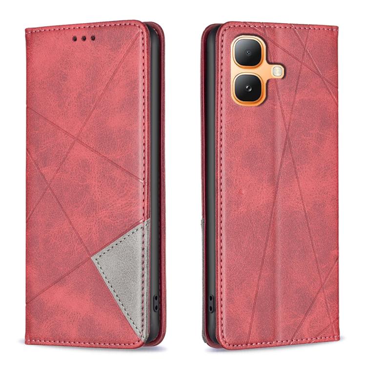 Rhombus Texture Magnetic Leather Phone Case, For Infinix GT 50 Pro 5G, For Infinix Hot 70 5G, For Infinix Smart 20 4G, For Infinix Note 60 5G / 60 Pro 5G, For Infinix Hot 60 Pro+ 4G, For Infinix Hot 60 Pro 4G