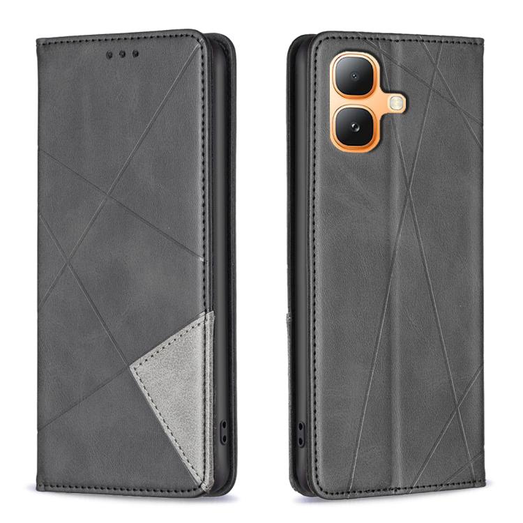 Rhombus Texture Magnetic Leather Phone Case, For Infinix GT 50 Pro 5G, For Infinix Hot 70 5G, For Infinix Smart 20 4G, For Infinix Note 60 5G / 60 Pro 5G, For Infinix Hot 60 Pro+ 4G, For Infinix Hot 60 Pro 4G