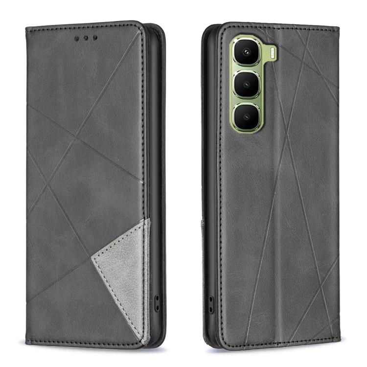 Rhombus Texture Magnetic Leather Phone Case, For Infinix GT 50 Pro 5G, For Infinix Hot 70 5G, For Infinix Smart 20 4G, For Infinix Note 60 5G / 60 Pro 5G, For Infinix Hot 60 Pro+ 4G, For Infinix Hot 60 Pro 4G