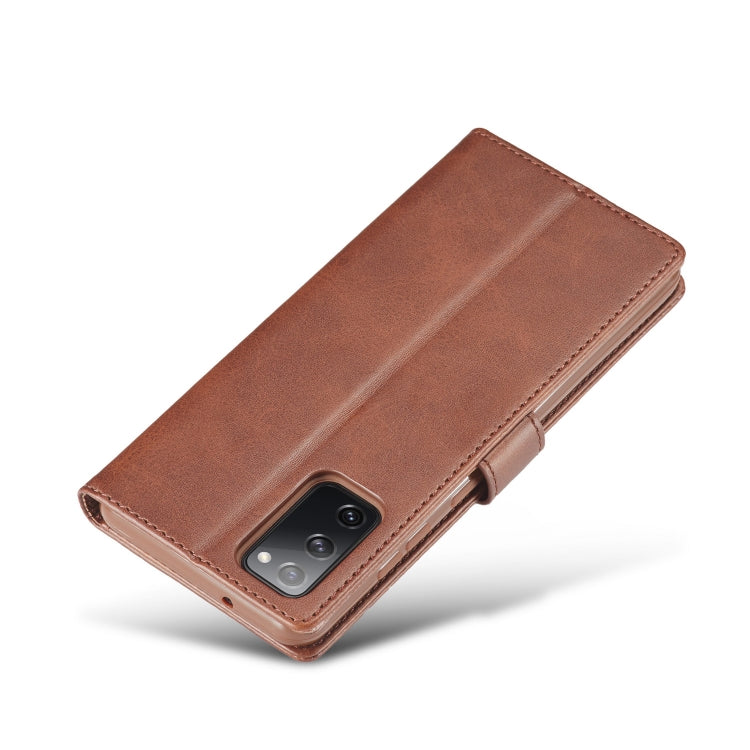 LC.IMEEKE Calf Texture Horizontal Flip Leather Case, with Holder & Card Slots & Wallet & Photo Frame, For Samsung Galaxy S20 FE 5G / S20 Lite