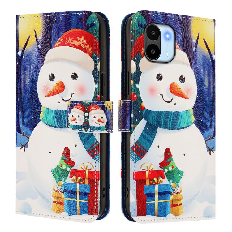 Christmas Series Buckle Leather Phone Case with Hand Strap, For Redmi A1 4G / A2 4G, For Redmi Note 12 Pro+ 5G Global, For Redmi Note 12 5G Global / Xiaomi Poco X5, For Redmi 10 5G / Note 11E 5G, For Redmi Note 11 Pro+ 5G EU                            ...