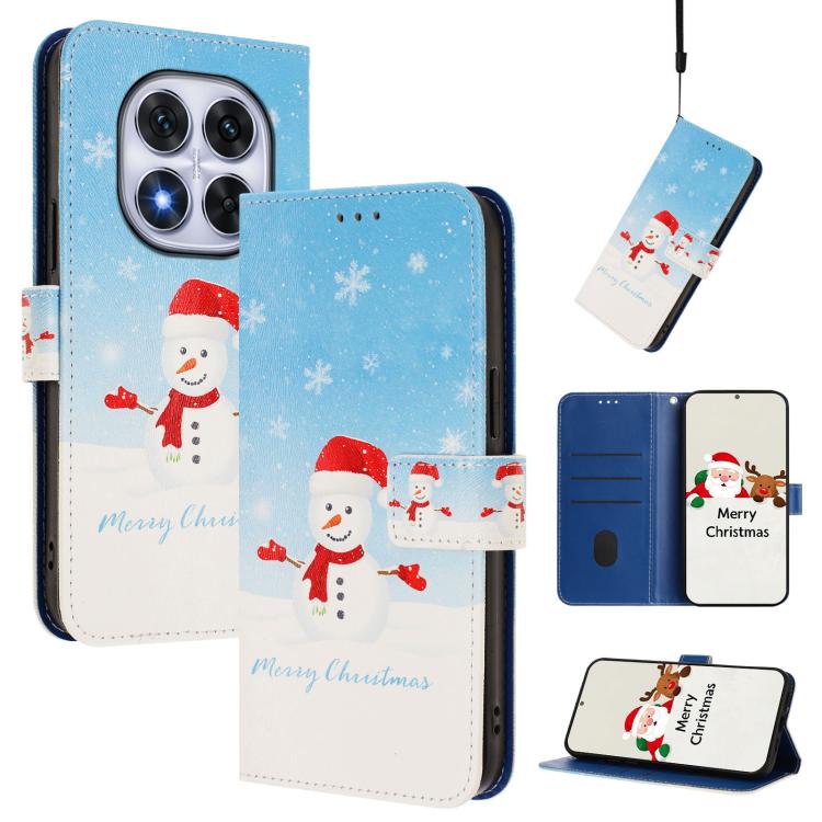 Christmas Series Buckle Leather Phone Case with Hand Strap, For Redmi A5 4G 173.3mm, For Redmi A5 4G 171.7mm / Xiaomi Poco C71, For Redmi Note 13 Pro / 14S 4G Global, For Redmi Note 14 4G 164.84mm, For Redmi Note 14 Pro 5G / Note 14 Pro+ 5G            ...