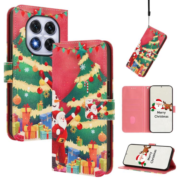 Christmas Series Buckle Leather Phone Case with Hand Strap, For Redmi A5 4G 173.3mm, For Redmi A5 4G 171.7mm / Xiaomi Poco C71, For Redmi Note 13 Pro / 14S 4G Global, For Redmi Note 14 4G 164.84mm, For Redmi Note 14 Pro 5G / Note 14 Pro+ 5G            ...