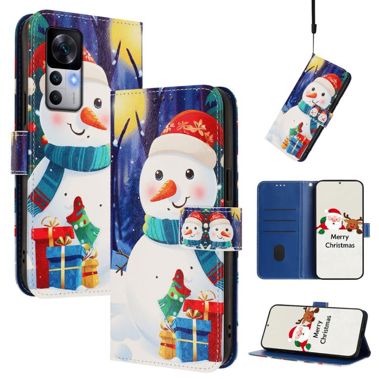 Christmas Series Buckle Leather Phone Case with Hand Strap, For Xiaomi 13 Pro 5G, For Xiaomi 13 5G, For Xiaomi 12T / 12T Pro / Redmi K50 Ultra, For Xiaomi 12S Ultra, For Xiaomi 12 Pro / 12S Pro, For Xiaomi 12 5G / 12X 5G / 12S 5G, For Xiaomi 12 Lite   ...