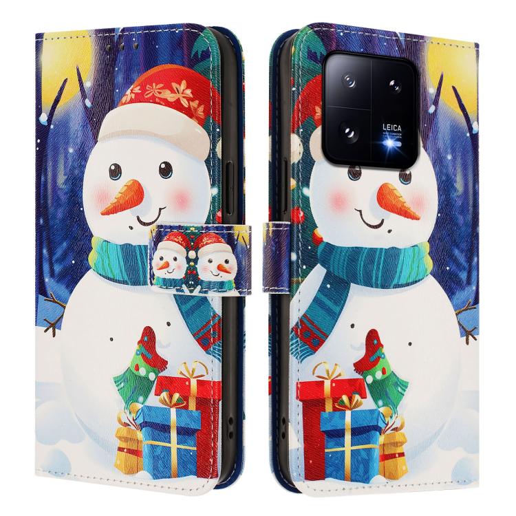 Christmas Series Buckle Leather Phone Case with Hand Strap, For Xiaomi 13 Pro 5G, For Xiaomi 13 5G, For Xiaomi 12T / 12T Pro / Redmi K50 Ultra, For Xiaomi 12S Ultra, For Xiaomi 12 Pro / 12S Pro, For Xiaomi 12 5G / 12X 5G / 12S 5G, For Xiaomi 12 Lite   ...