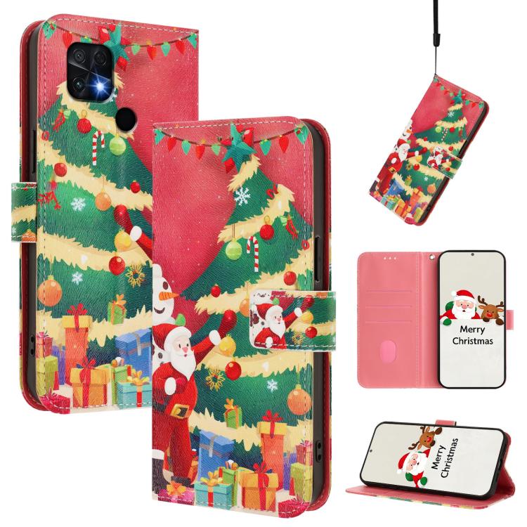 Christmas Series Buckle Leather Phone Case with Hand Strap, For Xiaomi 13 Pro 5G, For Xiaomi 13 5G, For Xiaomi 12T / 12T Pro / Redmi K50 Ultra, For Xiaomi 12S Ultra, For Xiaomi 12 Pro / 12S Pro, For Xiaomi 12 5G / 12X 5G / 12S 5G, For Xiaomi 12 Lite   ...