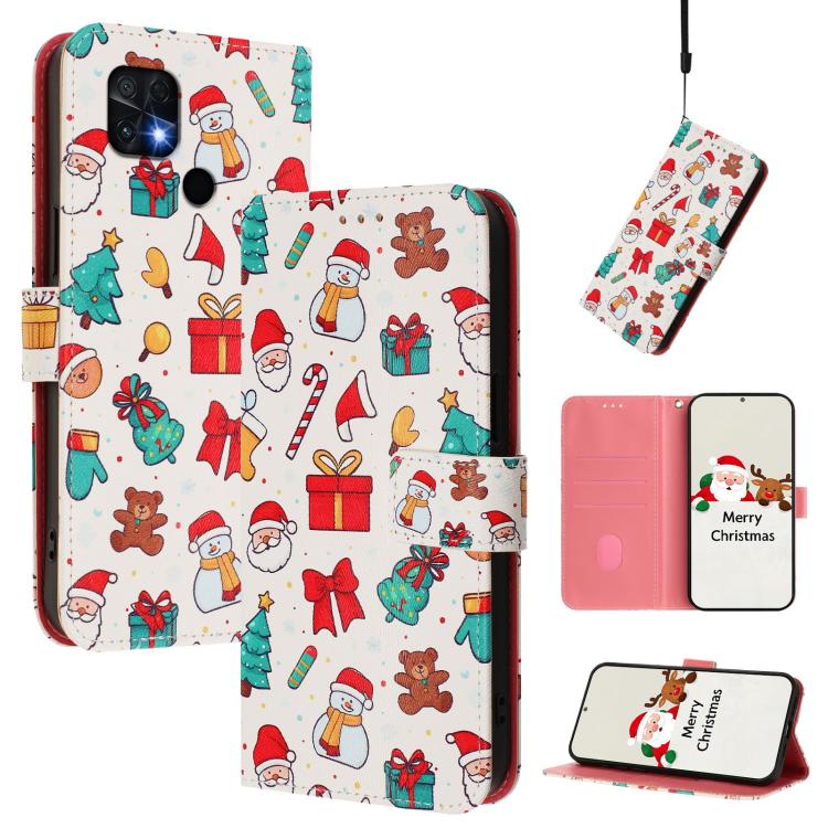 Christmas Series Buckle Leather Phone Case with Hand Strap, For Xiaomi 13 Pro 5G, For Xiaomi 13 5G, For Xiaomi 12T / 12T Pro / Redmi K50 Ultra, For Xiaomi 12S Ultra, For Xiaomi 12 Pro / 12S Pro, For Xiaomi 12 5G / 12X 5G / 12S 5G, For Xiaomi 12 Lite   ...