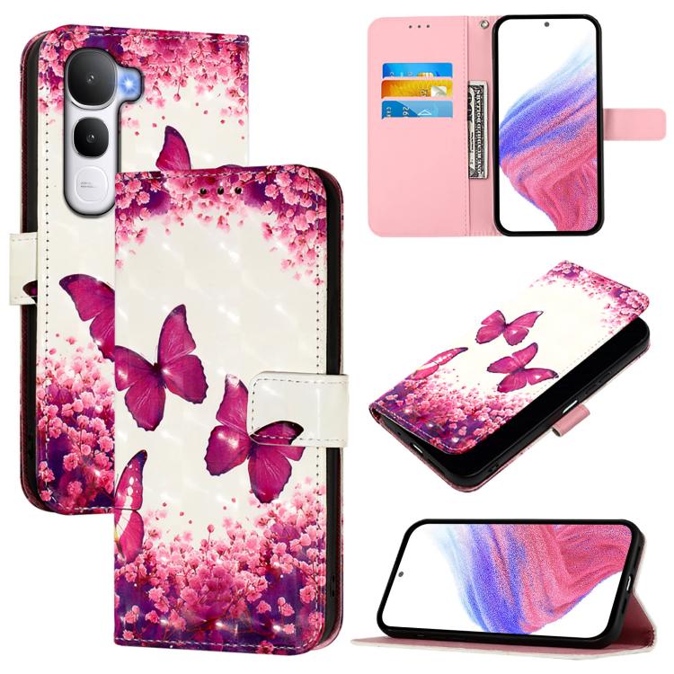 3D Painting Horizontal Flip Leather Phone Case, For vivo Y400 5G, For vivo V60 5G