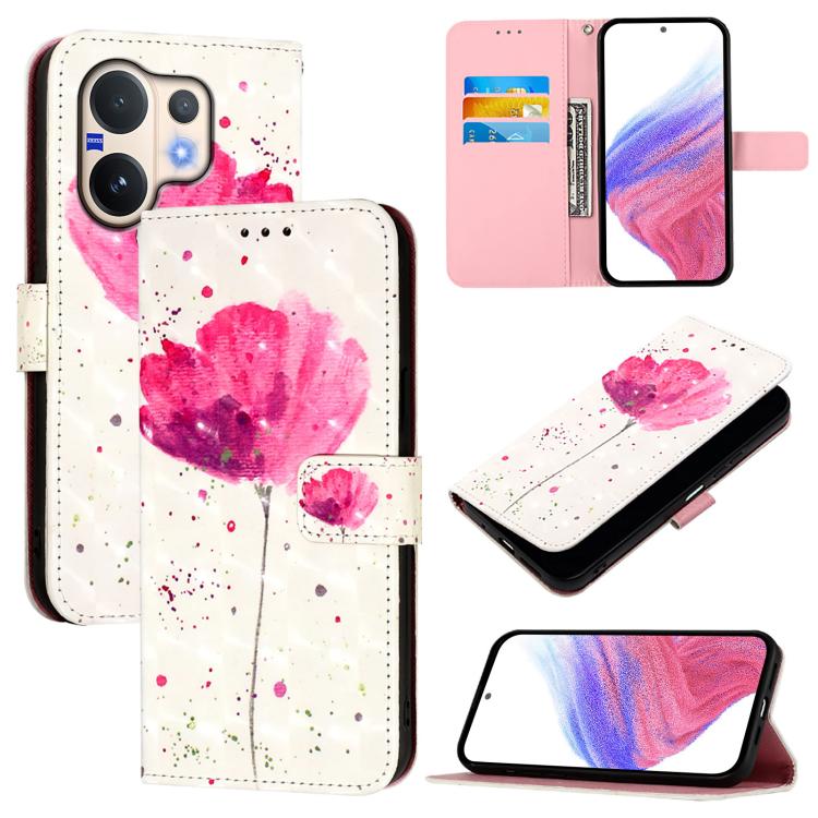 3D Painting Horizontal Flip Leather Phone Case, For vivo Y400 5G, For vivo V60 5G