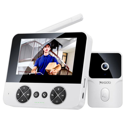 Yesido KM27 4.3 inch TFT Screen 2.4G Wireless Video Intercom Doorbell