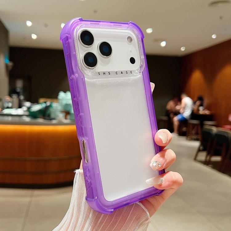 Transparent Matte TPU Hybrid PC 3-in-1 Phone Case, For iPhone 18 Pro / 17 Pro, For iPhone 18 Pro Max / 17 Pro Max
