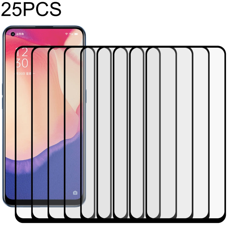 25 PCS Full Glue Full Screen Tempered Glass Film, For OPPO A11k (25 PCS), For OPPO A12 (25 PCS), For OPPO A12e (25 PCS), For OPPO A32 (25 PCS), For OPPO A53 (25 PCS), For OPPO A72 5G (25 PCS), For OPPO A93 (25 PCS), For OPPO F17 (25 PCS)               ...