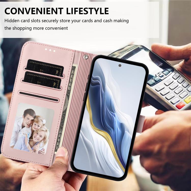 Embossed Heart Cat Leather Phone Case with Hand Strap, For Motorola Moto G Max / G87 / G77 / G67, For Motorola Moto G47 5G / G37 / G37 Power 5G, For Motorola Edge 70 Pro 5G, For Motorola Moto X70 Air Pro / Signature 5G