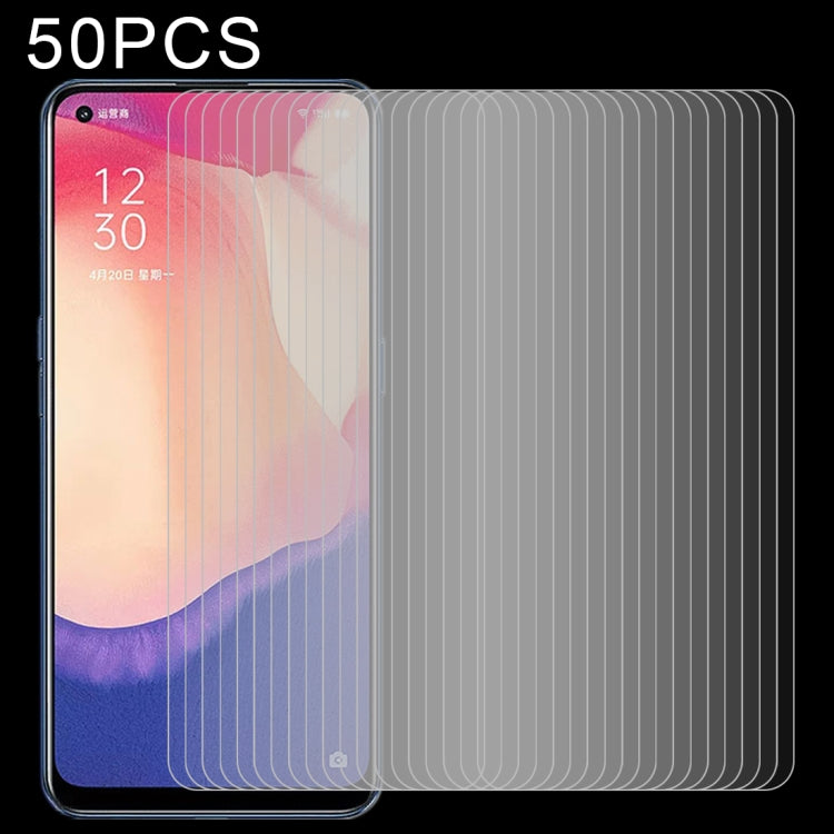 50 PCS 0.26mm 9H 2.5D Tempered Glass Film, For OPPO A32 (50 PCS), For OPPO Find X2 Neo (50 PCS), For OPPO A53 2020 (50 PCS), For OPPO Reno4 SE (50 PCS), For OPPO Reno4 (50 PCS), For OPPO Find X2 Lite (50 PCS), For OPPO F17 Pro (50 PCS)                 ...