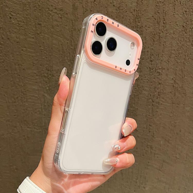 Color Contrast Lens Frame Transparent TPU Phone Case, For iPhone 18 Pro / 17 Pro, For iPhone 18 Pro Max / 17 Pro Max