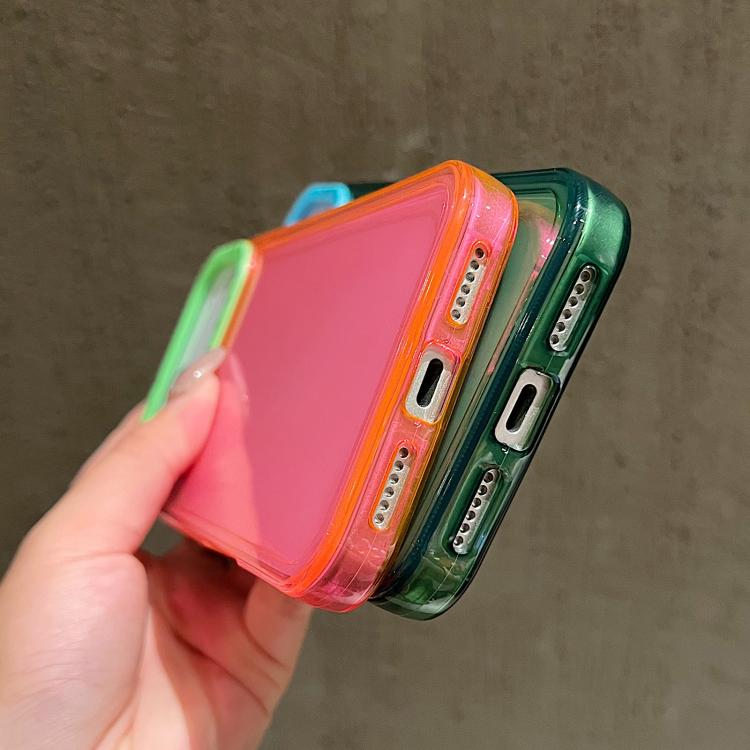 Color Contrast Lens Frame Transparent TPU Phone Case, For iPhone 18 Pro / 17 Pro, For iPhone 18 Pro Max / 17 Pro Max