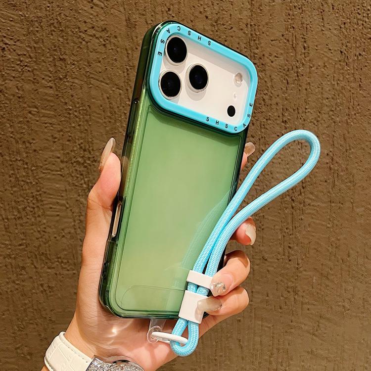 Color Contrast Lens Frame Transparent TPU Phone Case with Lanyard, For iPhone 18 Pro / 17 Pro, For iPhone 18 Pro Max / 17 Pro Max