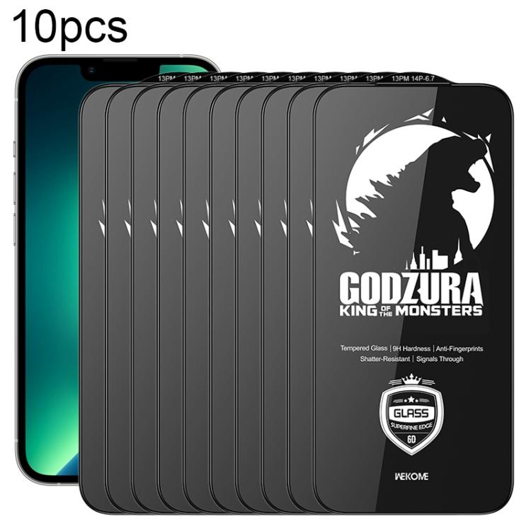 WK WTP-124 10pcs 6D Curved Ultra-Fine Edge HD Full-Screen Tempered Glass Film, For iPhone 18 Pro / 17 Pro, For iPhone 18 Pro Max / 17 Pro Max, For iPhone 16 Pro / 17, For iPhone 17 Air, For iPhone 16 Pro Max, For iPhone 16 Plus / 15 Plus               ...