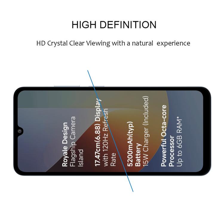 25pcs High Aluminum Full Screen Silk Printing Tempered Glass Film, For Redmi A7 4G 171.8mm, For Redmi 17C 4G, For Xiaomi Poco C81x 4G, For Xiaomi Poco M8s 5G, For Xiaomi Poco C81 Pro 4G, For Redmi A7 Pro 171mm / Poco C85x 5G, For Redmi R70 5G / R70m 5G...
